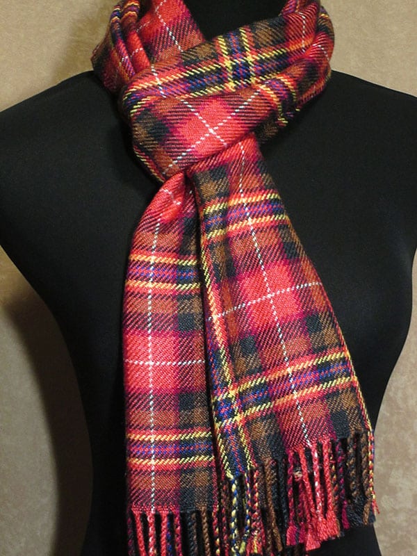 18th Century Plaid Zephyr scarf