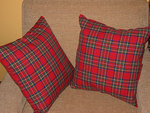 Royal Stewart pillows