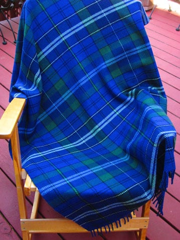 Davies of Wales wool lap blanket